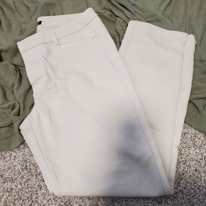 Roz & Ali White Straight Dress Pants Size 4